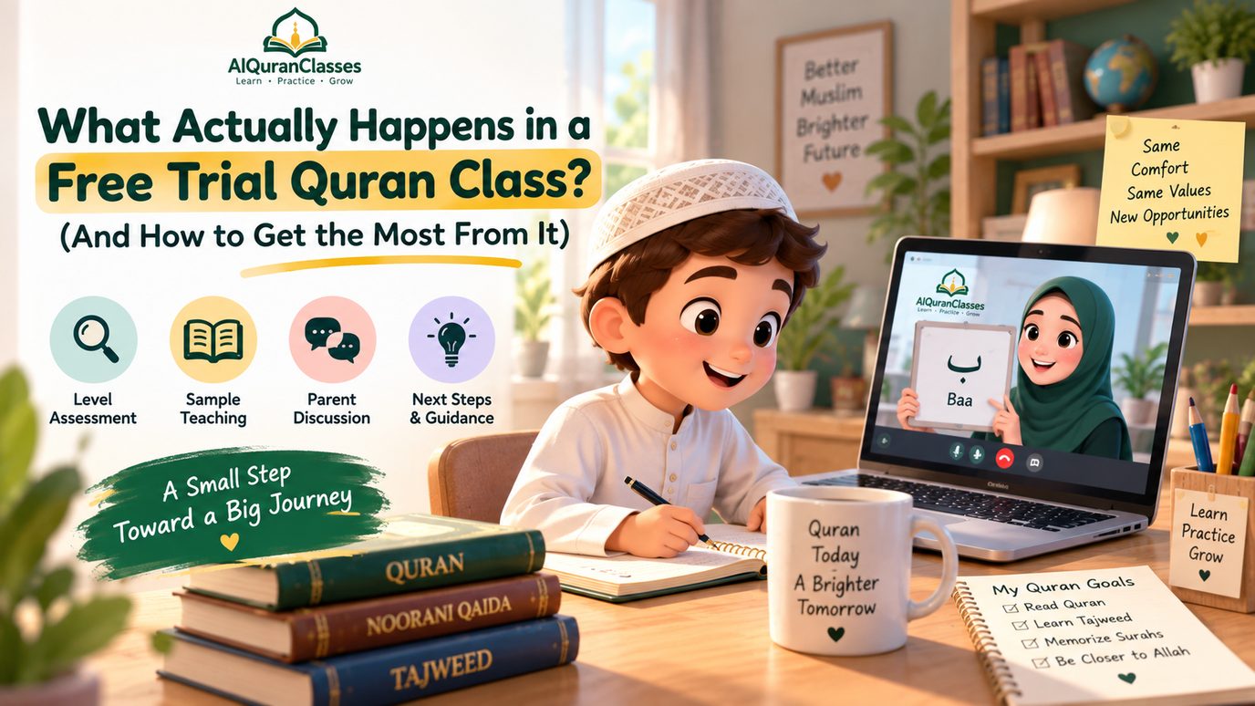 What Actually Happens in a Free Trial Quran Class (And How to Get the Most From It)