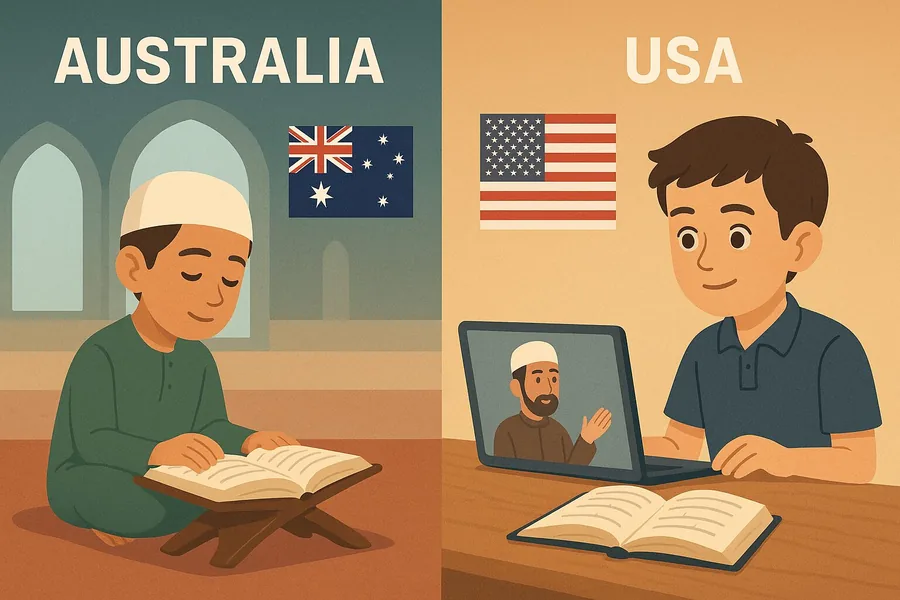 Do Kids in Australia Learn the Quran Differently than Kids in the USA or better? 2025
