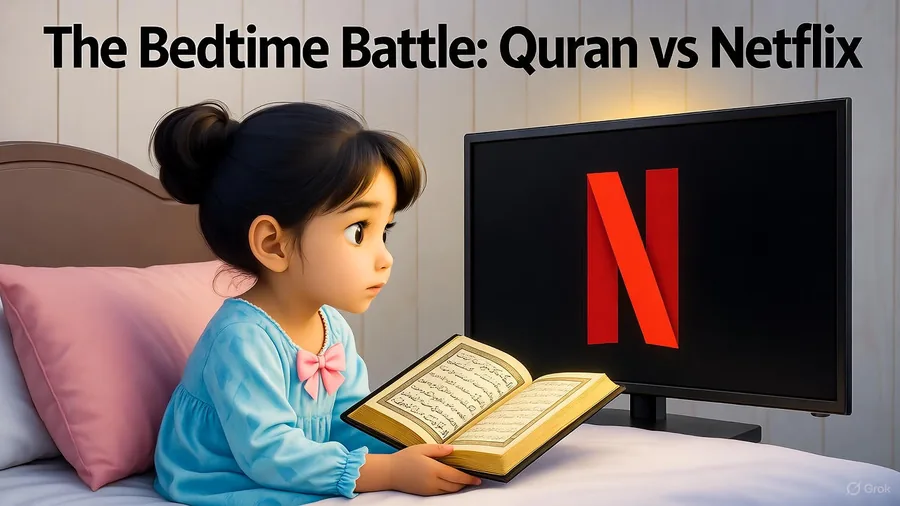 The Bedtime Battle: Quran vs Netflix (How to Make Quran Win) 2025