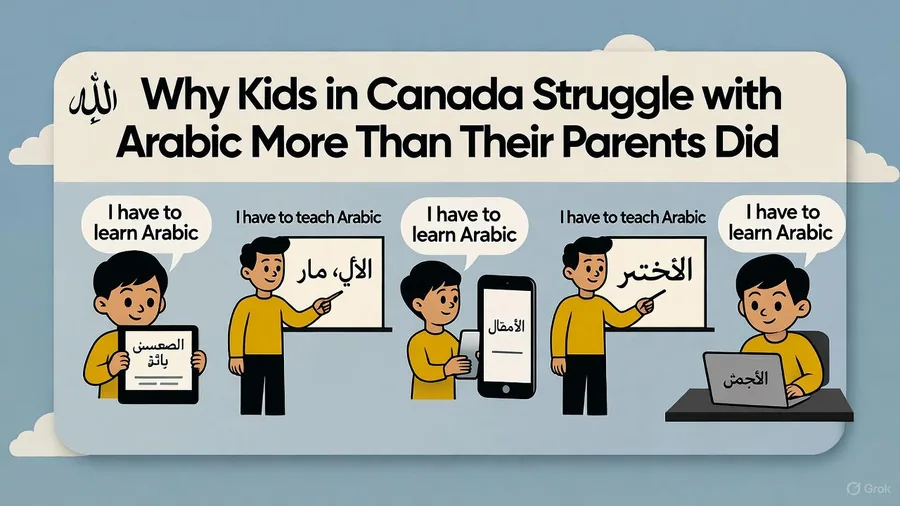 Why Kids in Canada Struggle with Arabic More Than Their Parents Did 2025