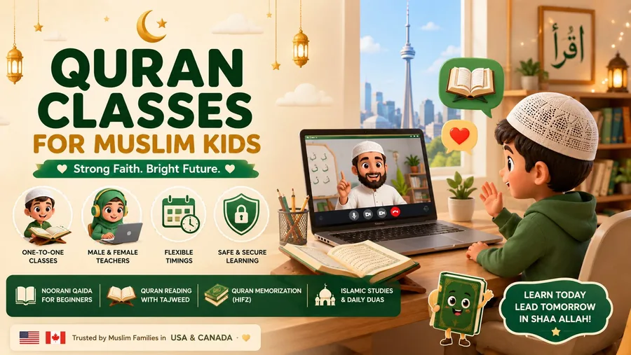 Quran Classes for Muslim Kids: Helping Children Stay Strongly Connected to Islam in North America 2026